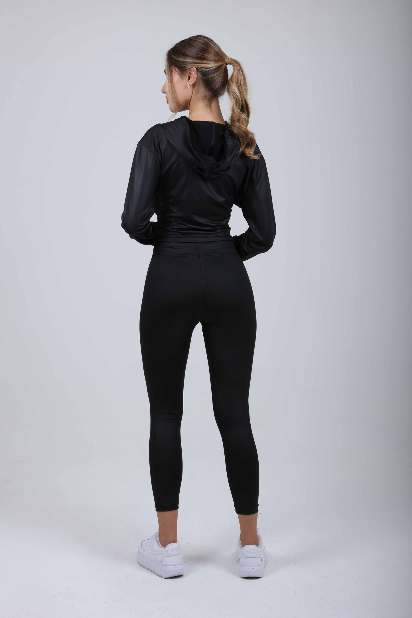 Sculpt Luxe Crop Hoodie